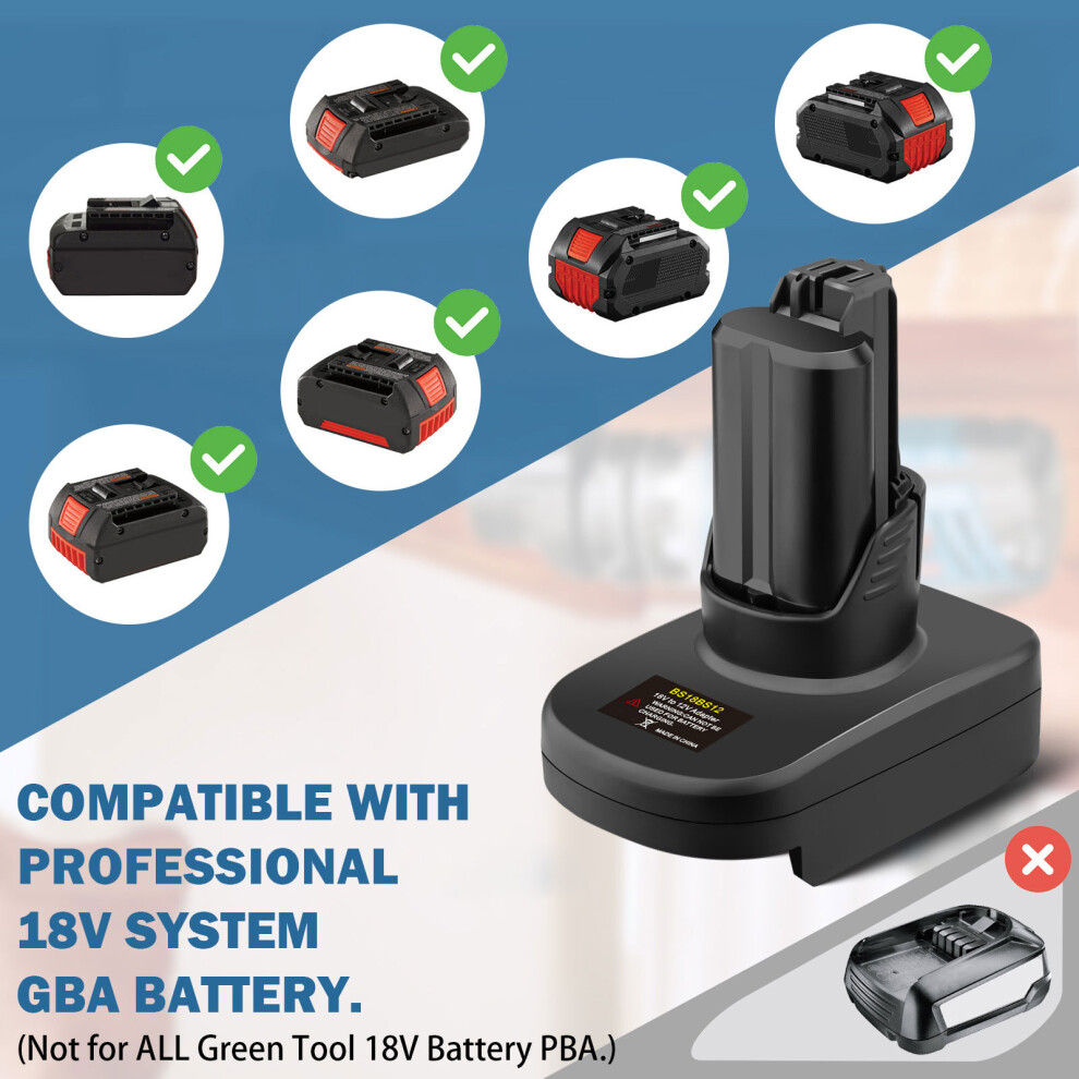 Efficient 18V To 12V Battery Converters For Craft Projects Easy To Use 7754004626775
