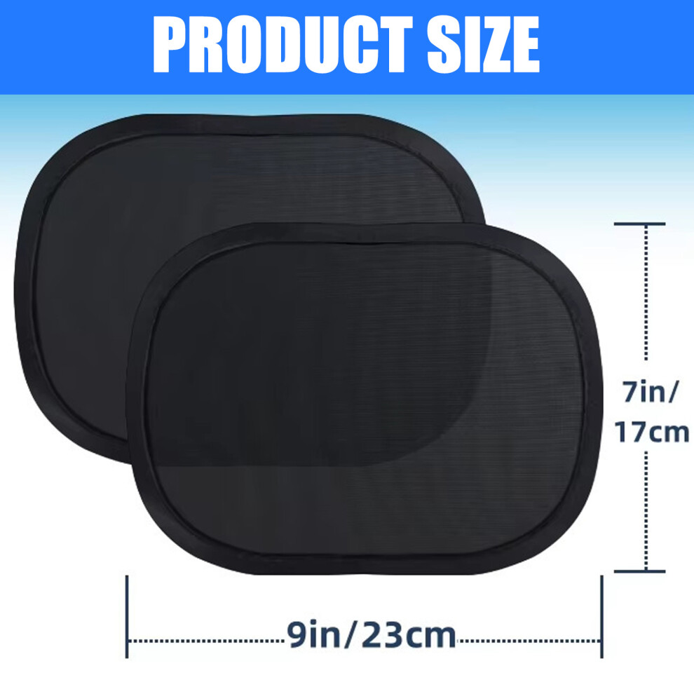 Small Car Sunshades For Vehicles Reduce Heat And Protect From Harmful Uv Rays 2 Pack 7754004646292