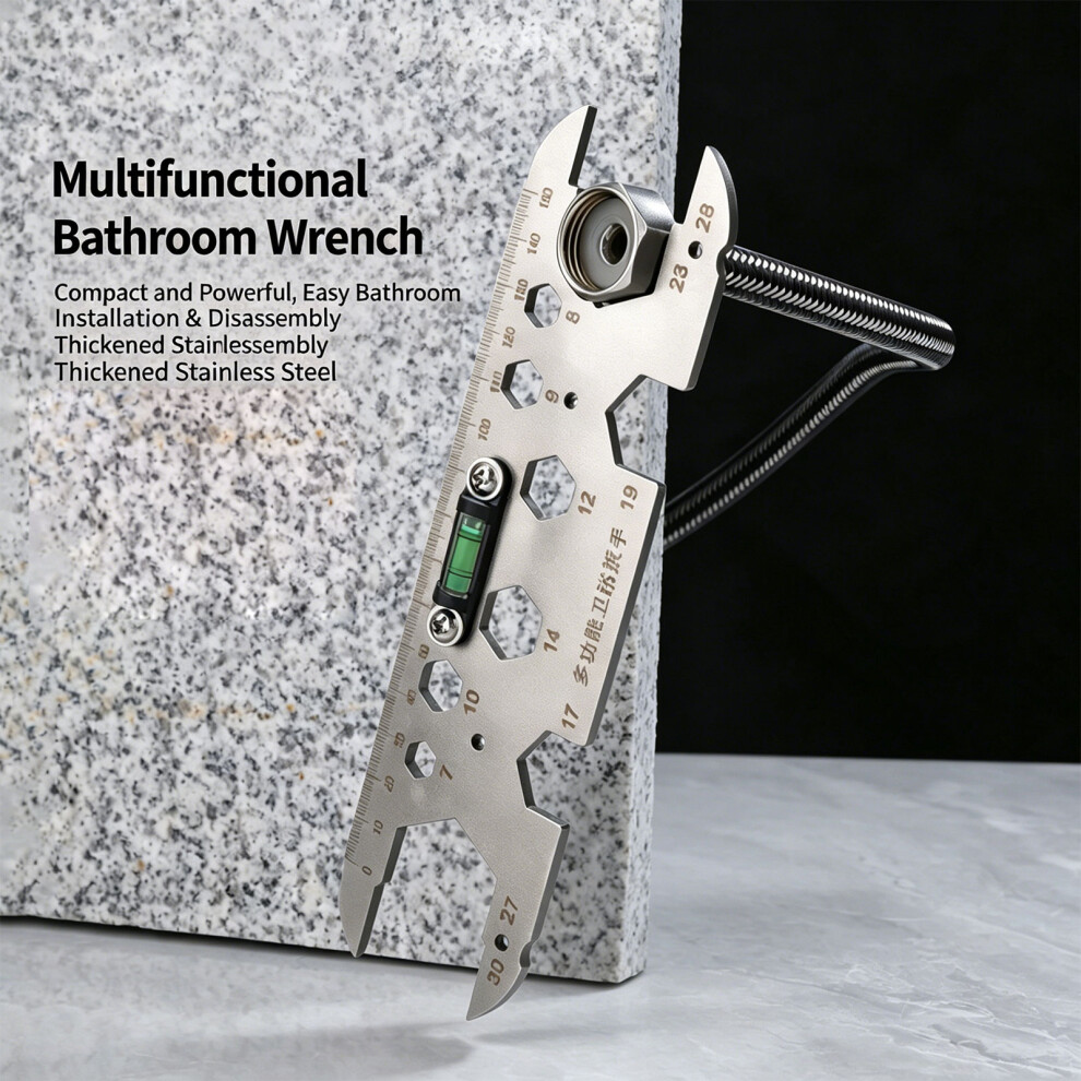 Sink Faucet Installation Tool Multifunctional Sink Wrench For Tight Space 12 In 1 4 Thick 7754004597488