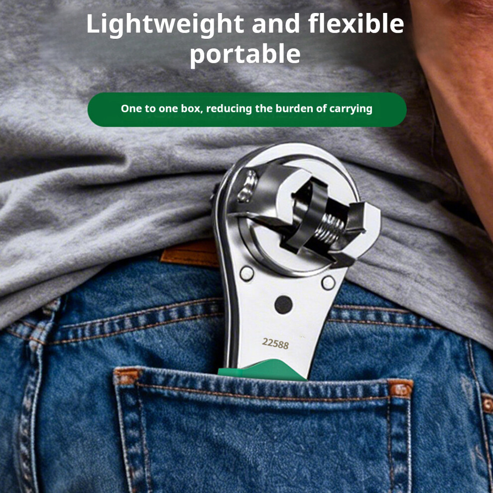 Multifunctional Practical Ratchet Wrench Hand Spanner Accessories Adjustable 7754004628878