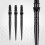 winmau WINMAU - Switch Points - Carbon Steel Tip - Threaded Rapid-Change Mechanism - 1 Set per Pack - Wave Black Effect 26mm - Professional Darts Accessorie 4