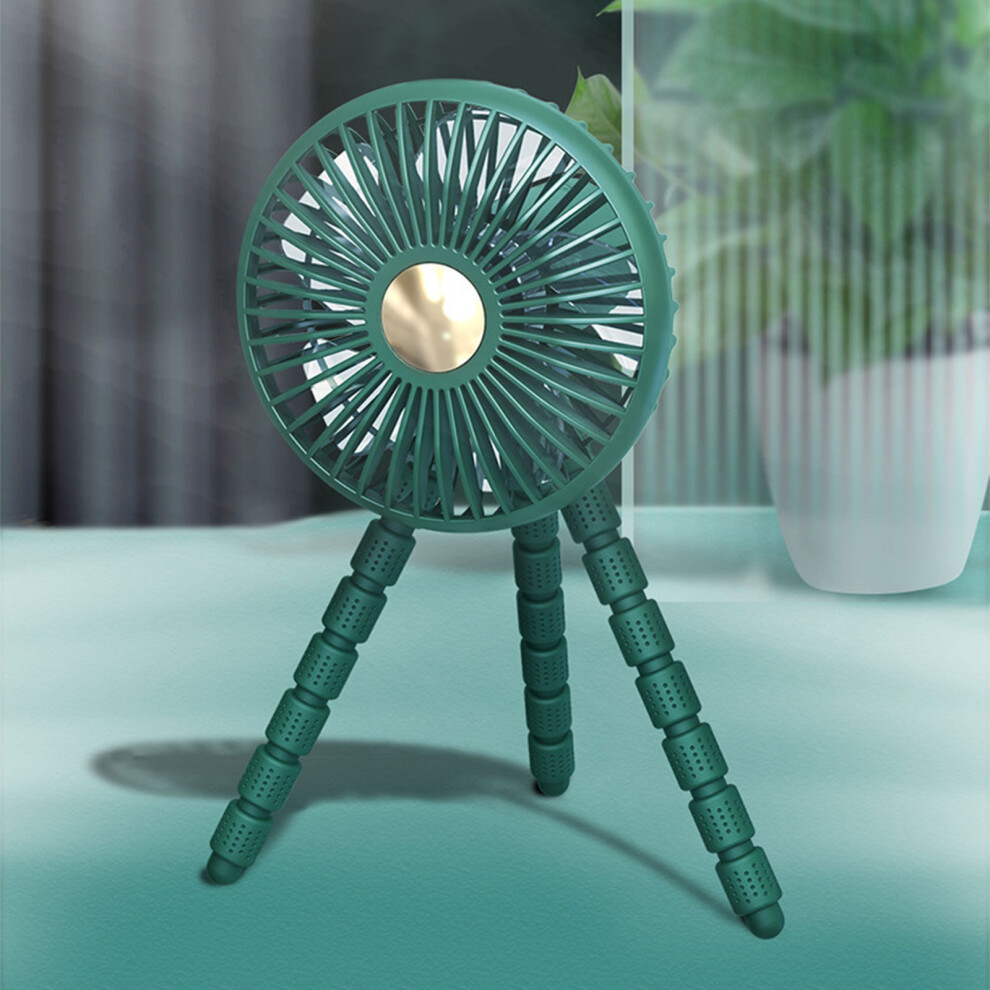 Flexible Lovely Car Fan With 360 Degree Rotation & Usb Power For Vehicles Use White 7754004611351
