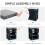 TIMBER RIDGE Compact Camping Storage, Pop Up Folding Camping Kitchen 3