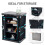 TIMBER RIDGE Compact Camping Storage, Pop Up Folding Camping Kitchen 5