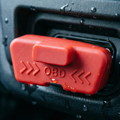 Automotive Connector Guard Silicone Protective Shell Universal Application Red