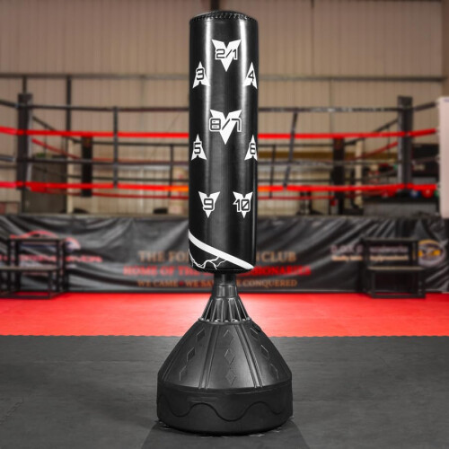 FORZA 6ft Freestanding Punch Bag | Durable Microfibre Leather with 2