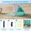 Wolfwise Beach Tent Sun Shelter with Extendable Floor for Privacy, Portable Beac 2