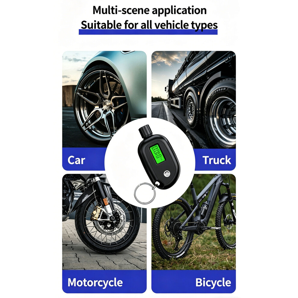 Lcd Backlight Tire Pressure Air Pressure Monitor With Ergonomic Design 150Psi 7754004622142