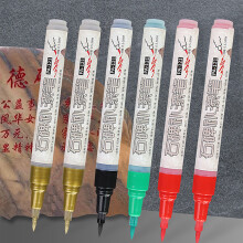 Stone Monument Paint Pen Waterproof Sunproof Stone Paint Marker For Round head black