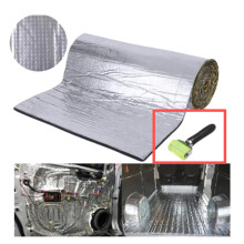 Car Firewall Heat Sound Deadener Insulation Mat Aluminium Foil Coating Cotton 1cm