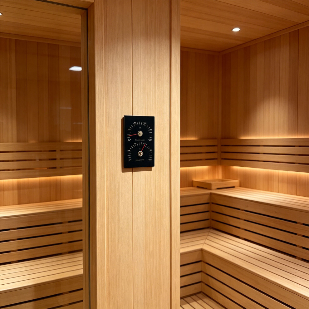 High Precise Bimetallic Thermometers Hygrometer For Steam Room And Dry Sauna Use 7754004597303