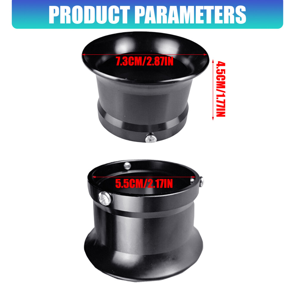 Motorcycle Engine Air Intake Horn Adapter With Wide Compatibility For Pwl White 7754004611320
