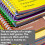 1Pc Bright Hardcover Notebooks Recycled Materials Easy Carry School Office Use Type 1 8