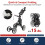 Caddytek 4 Wheel Golf Push Cart - Compact, Lightweight, Close Folding Push Pull Caddy Cart Trolley - Explorer V8, Dark Grey, One Size, Model: Explore 5