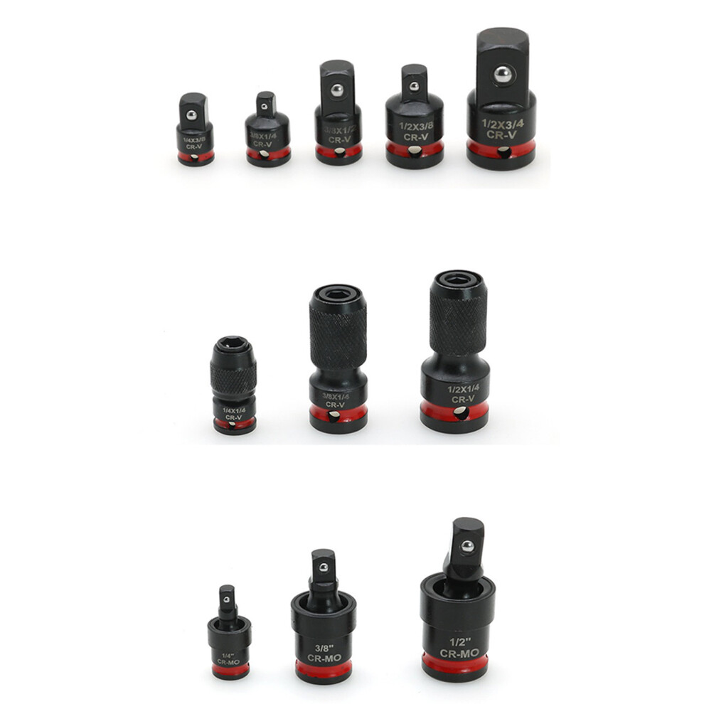 Complete Impact Socket Adapter Kit 11Pcs Great For Mechanic And Enthusiasts 7754004667105