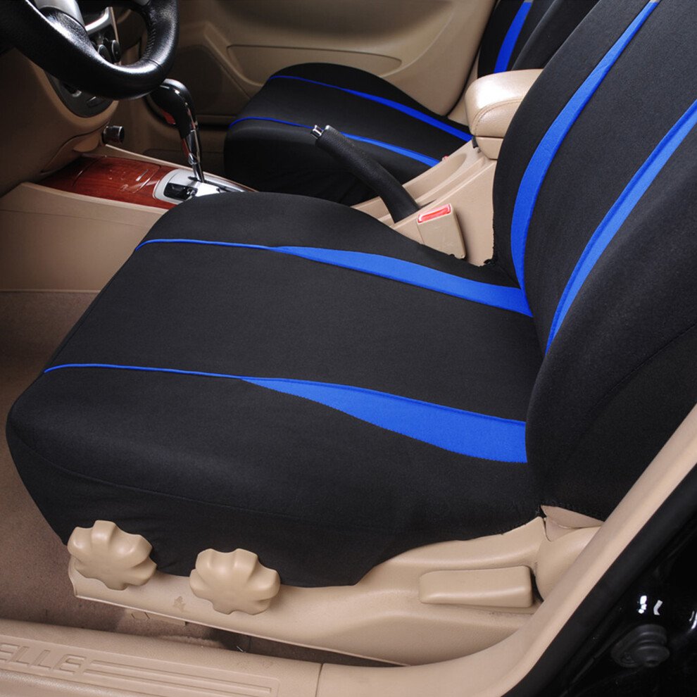 Elegant Design Car Seat Cover Protector Universal For Various Vehicles Front 2 Seats Red 7754004621534