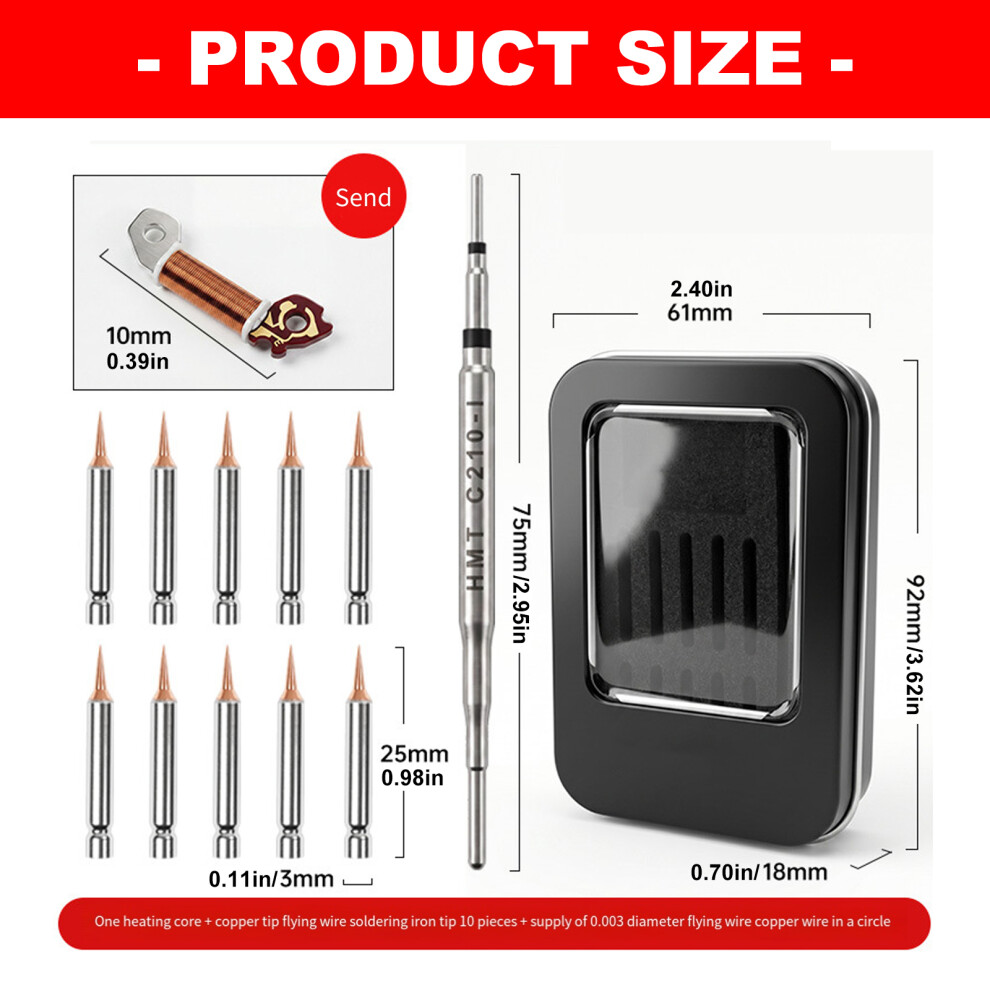 Soldering Iron Tip Welding Tip Integrated Soldering Iron Tip For Professional Pointed Tip 7754004575844
