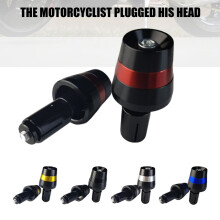 Quick Release Bike Handlebar End Plugs Aluminum 5 Color Noise Reduction Design Black