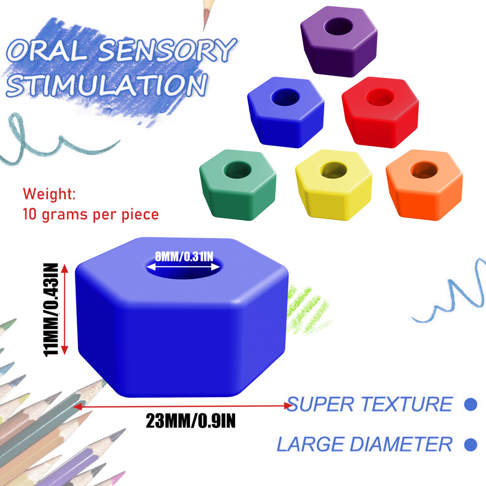 Red Ergonomic 10G Weighted Writing Pen Grip Pencil Holder Enhances Writing Control