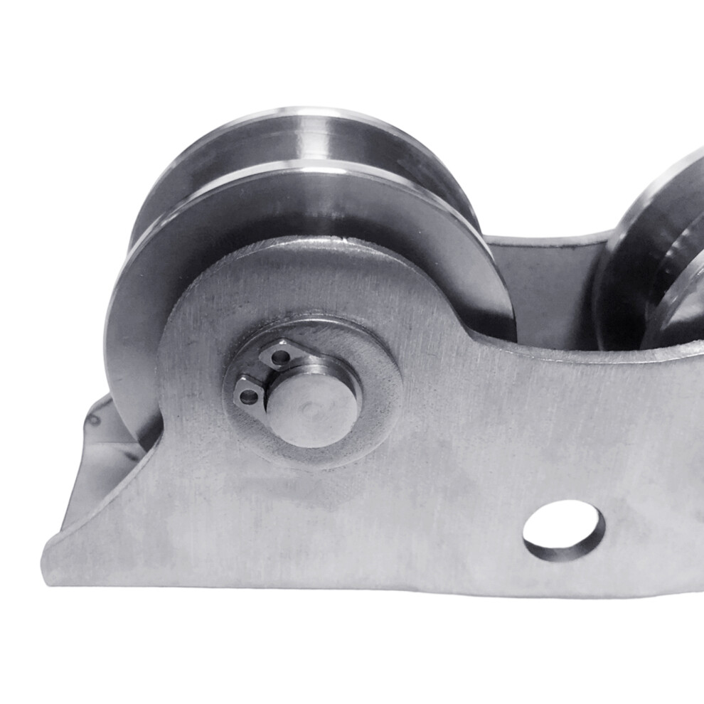 Corrosion Resistant Steel Pulley Block With Double Wheel For Secure Loading U Shape 7754004575776