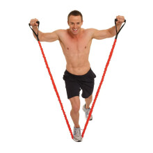 Fitness Mad Safety Resistance Trainer, Resistance Band, Heavy Duty Exercise Tubes for Home Workouts, 4 Resistance Levels: Light to Extra Strong