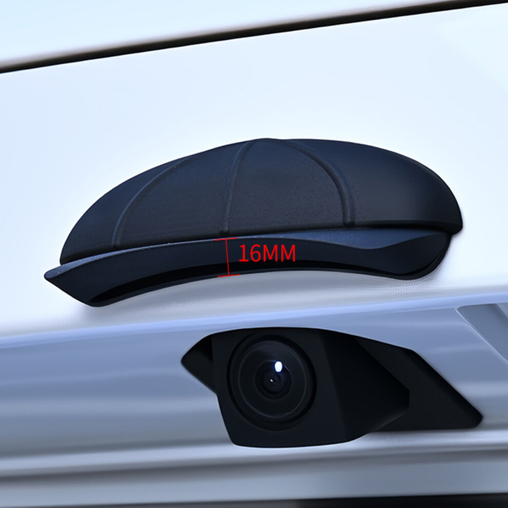Flexible Rubber Hoods Guard For Dashboard Camera For Most Models Quick Setups Design White 7754004592957