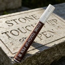 Weather Resistant Stone Marker Pen Tombstone Paint Marker for Monument Lettering Silver