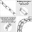 HexinYigjly 304 Stainless Steel Security Chain With Padlock - 5mm x 1 4