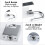 HexinYigjly 304 Stainless Steel Security Chain With Padlock - 5mm x 1 5