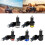 Pair Motorcycle Handlebar End Plugs Protective Handlebar End Caps for Travel Blue 1