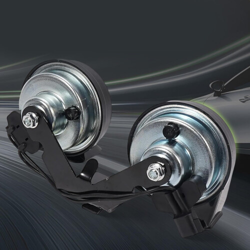 Solid Two Horn Unit With Mounting Hardware Operates On Different Truck Types