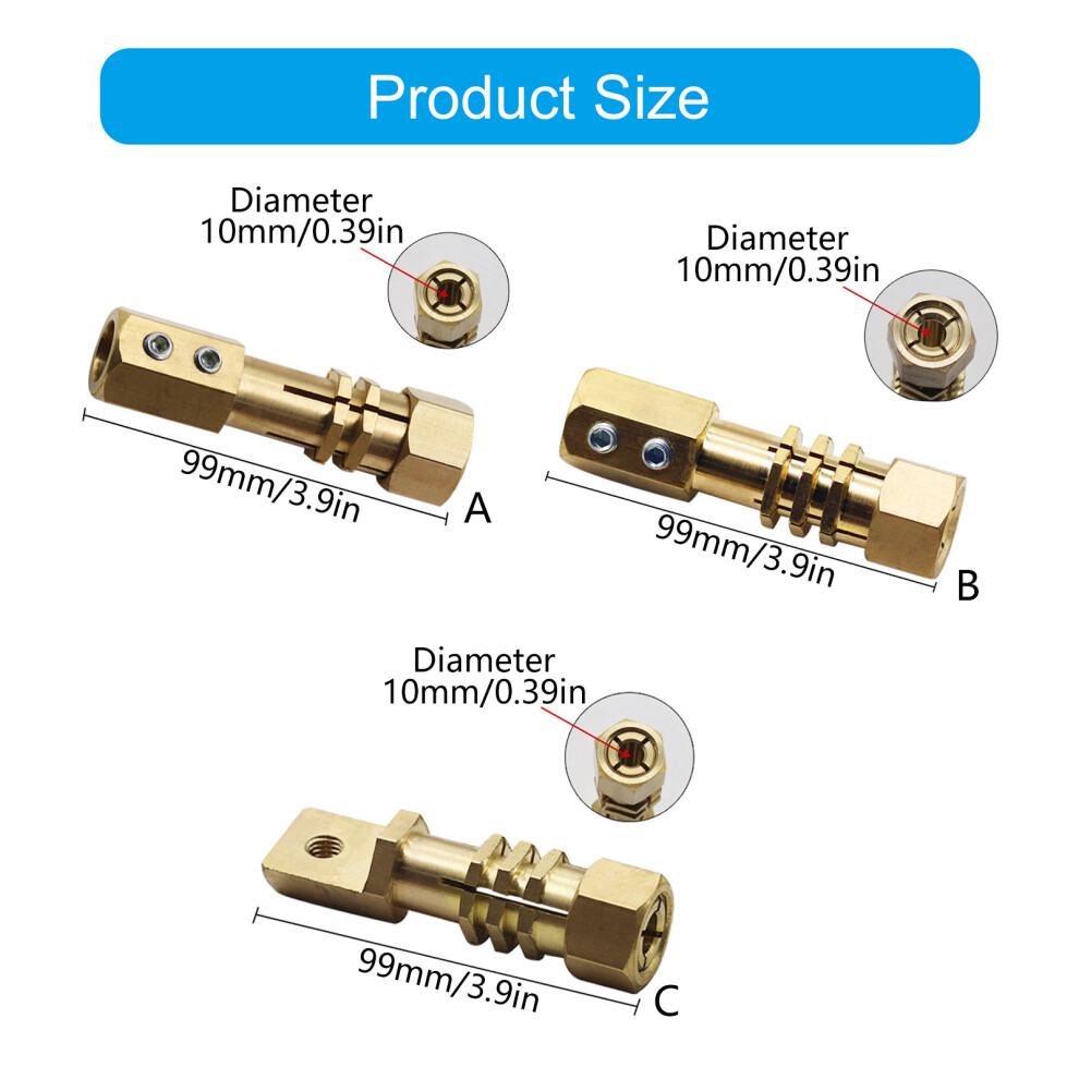 Auto Dent Puller Copper Chuck Adapter For Spots Welders Machine 10Mm Diameter C 7754004651425