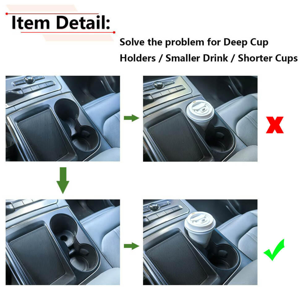 Vehicle Drink Base Enhancer Raises Container Position Prevents Spills 7754004575318