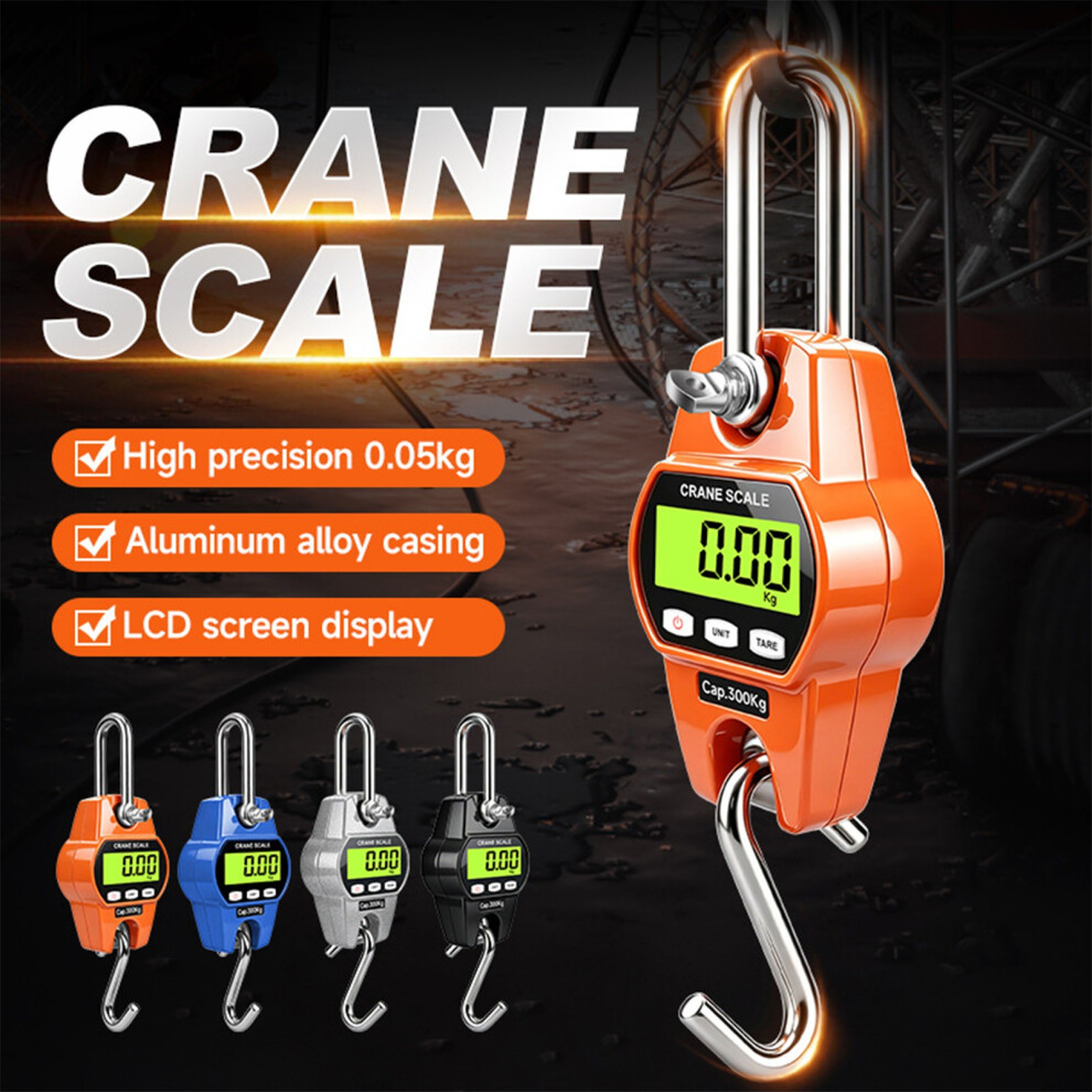 Industrial Grade Hanging Scale Waterproof And Shockproof For Harsh Orange 500Kg 7754004570306