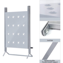 Lightweight Aluminum Ladder Tray For Roof Maintenance And DIY Projects black