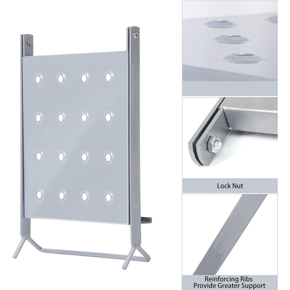 Lightweight Aluminum Ladder Tray For Roof Maintenance And Diy Projects Black 7754004616905