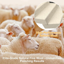 Complete Polishing System with Wool Felt Pads & 3 Types Of Compounds for Car