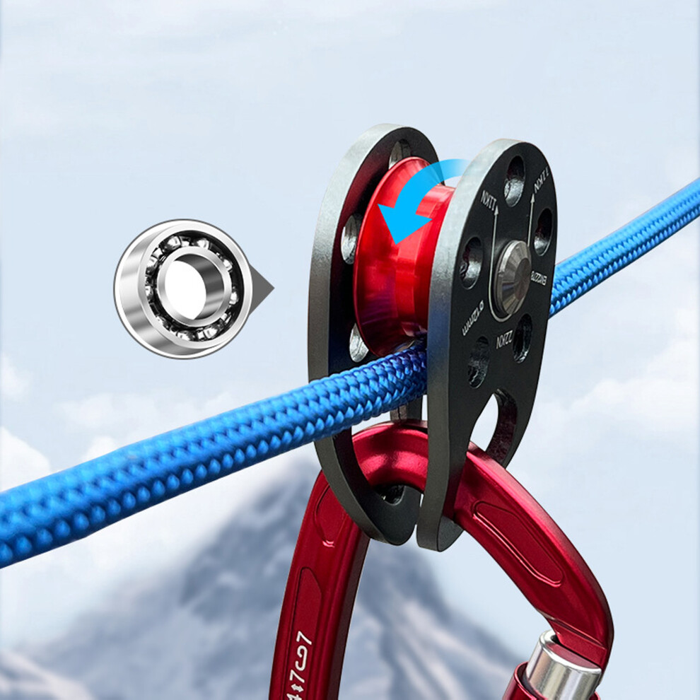 Sturdy Aluminum Alloy Swivels Pulley For Construction And Home Improvement Gray Red 7754004621466