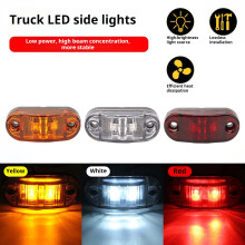 24V LED Side Marker Light Automotive Warning Lights Truck Accessories Enduring Yellow