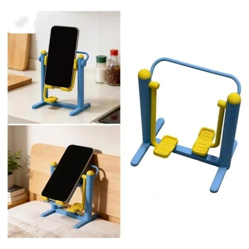 Creative Workout Equipment Look Phone Stand Quick Setup Desktop Phone Holder 2