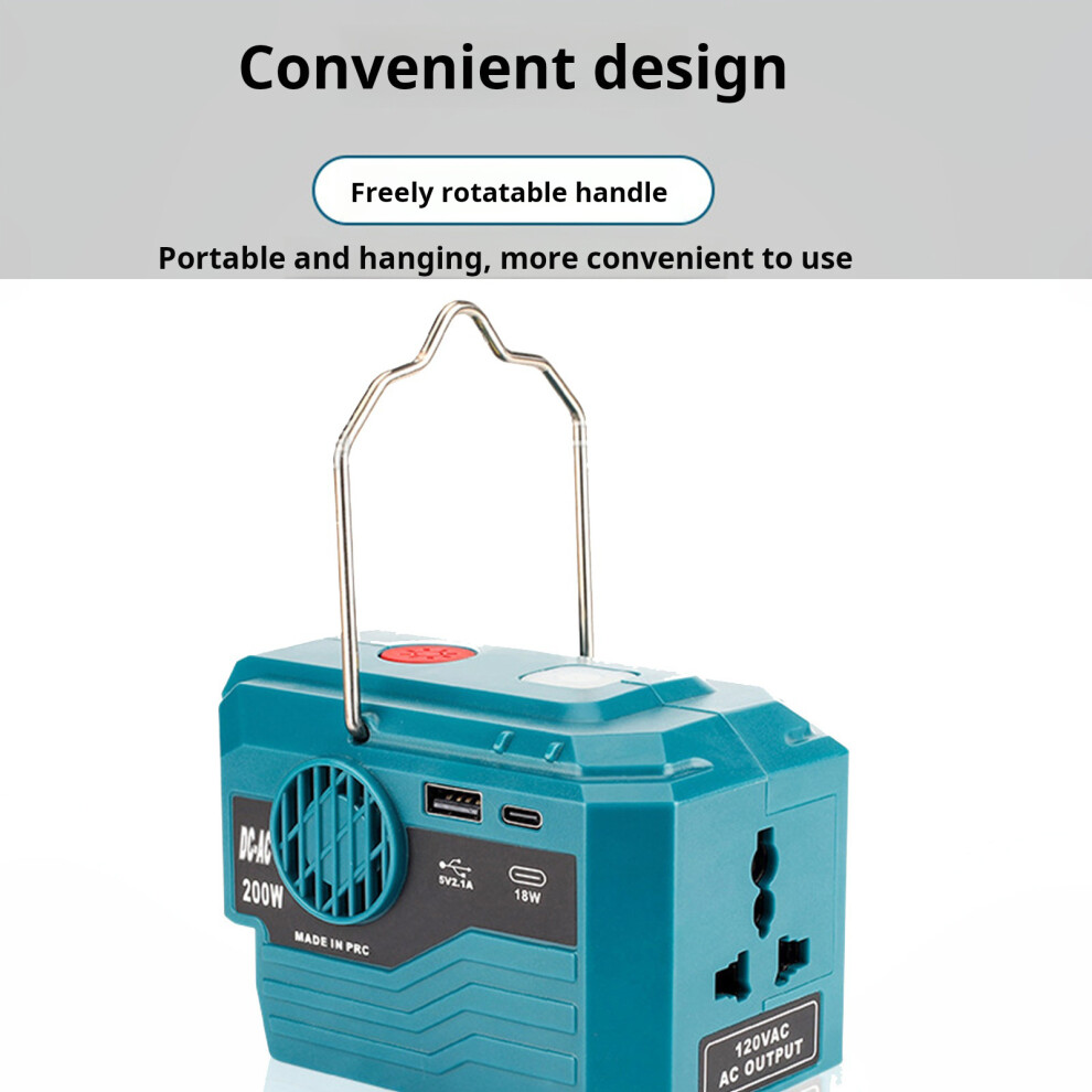 Dc12-24V To Ac120v/220V Power Inverter For Outdoor Enthusiasts And Mobile Power Dw 120V 7754004614734