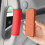 Soft Leather Car Ceiling Handle Cover Protector Universal Fit For Most Vehicles Brown 1