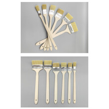 Extended Reach Brush Cleaning Tool With Comfortable Wood Grip For Deep Cleaning 1