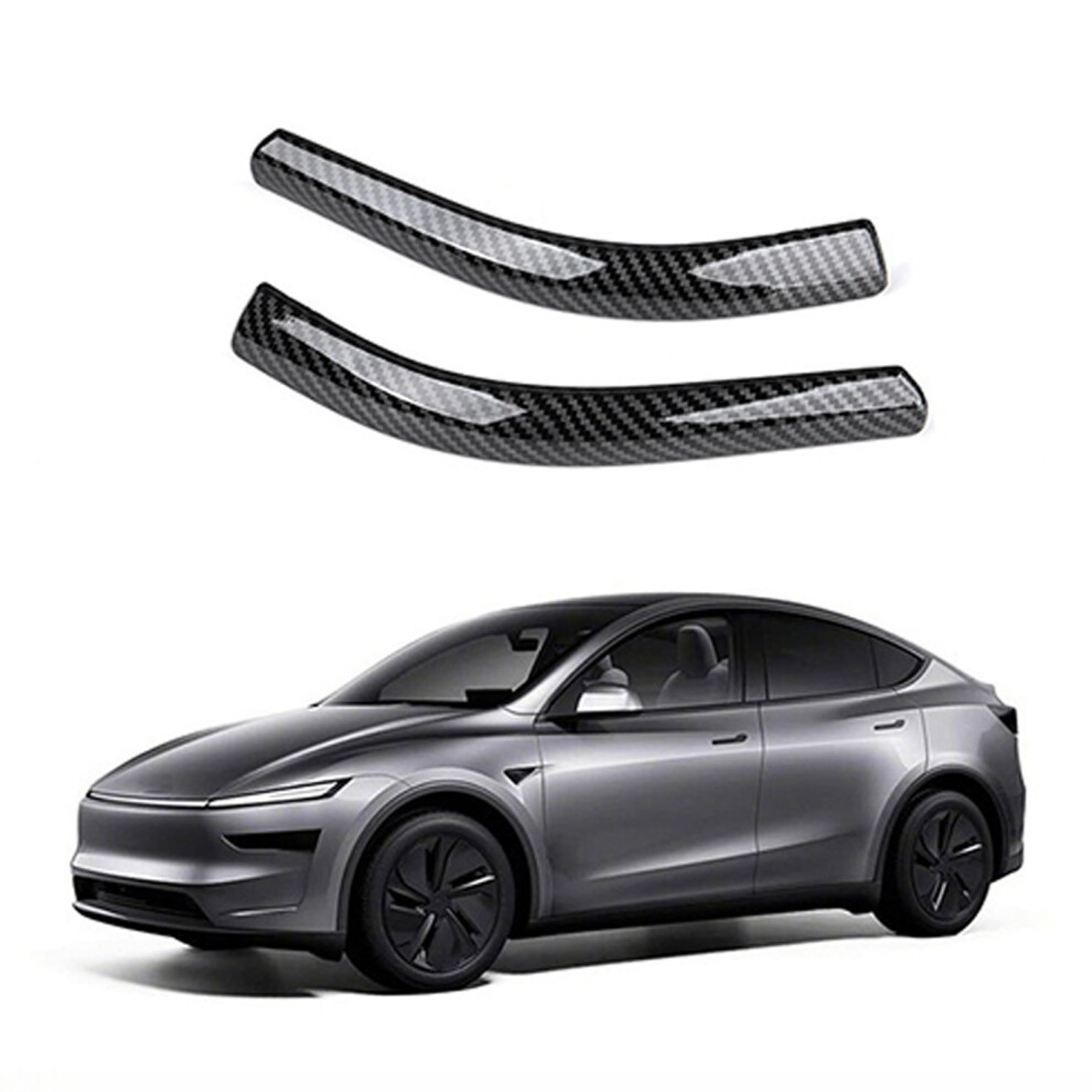 Pair Mirror Edge Guards Abs Side Mirror Protectors Suitable For Electric Carbon Pattern 3 7754004614574