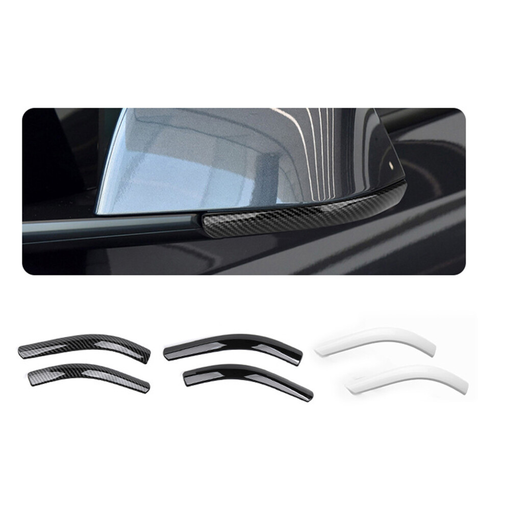 2Pcs Abs Side Mirror Protectors Left Right Mirror Protection For Electric Vehicle Y Black 7754004614727