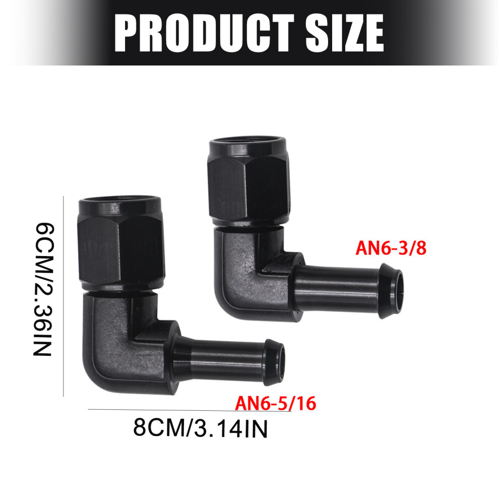 An6 To 3/8In 5/16In Oil Cooling Adapter Aluminum Construction Fitting 38 Mg41 7754004602281