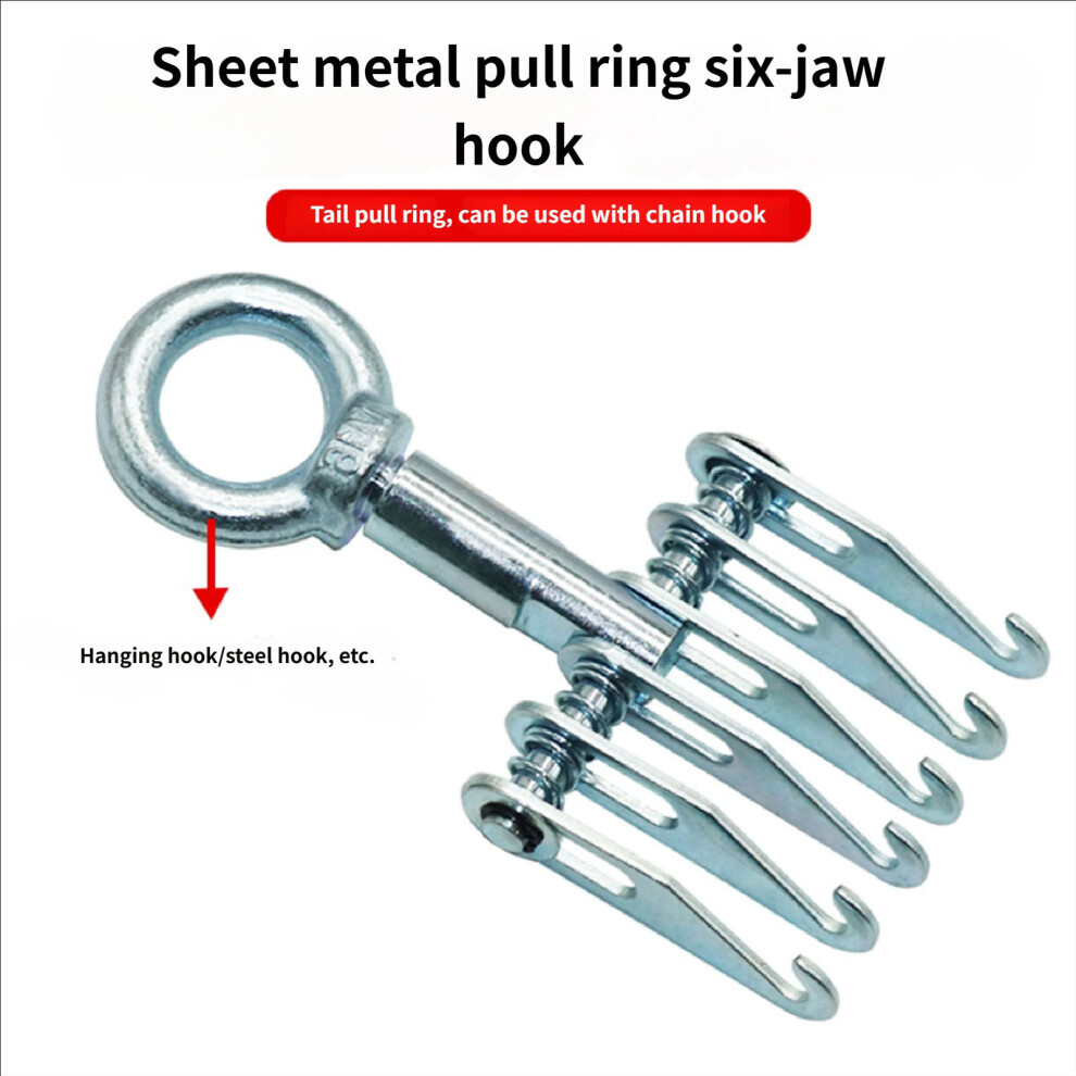Dent Puller Claws Hook With Lifting Rings For Dent Removal 6 Finger Claws Hook 7754004649019