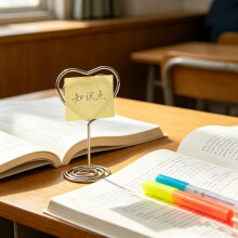 Pack Of 10 Creative Heart Shaped Metal Table Number Holders For Wedding Party Gold
