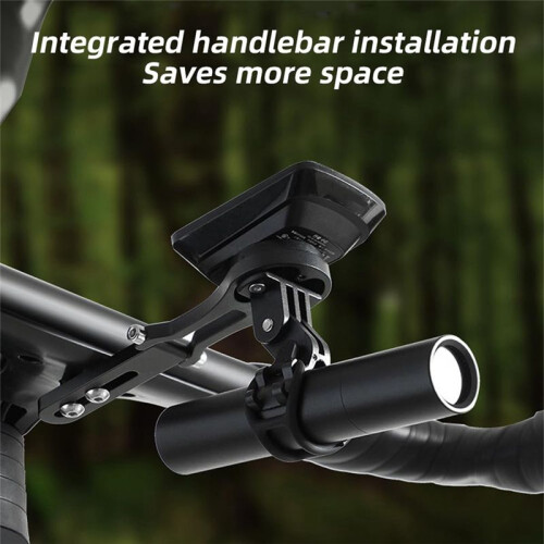 Bicycle Computer Stand Road Bike Integrated Handlebar Computer Stand Adjustable Angle Aluminum Alloy Computer Stand 1