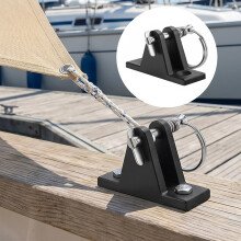 Bimini Top Deck Hinge Nylon Bases And Stainless Steel Pins For Boat Canopy 4 pack